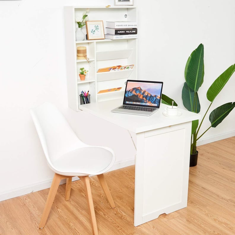 A Foldable Desk: Tangkula Wall Mounted Table