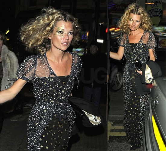Kate Moss Has Birthday Stars In And On Her Eyes Popsugar Celebrity