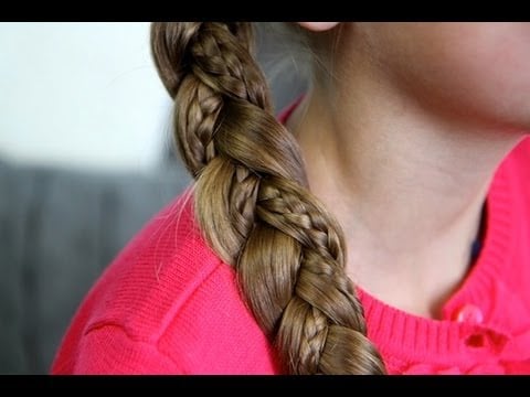 Simple Braid With Microbraid Accents