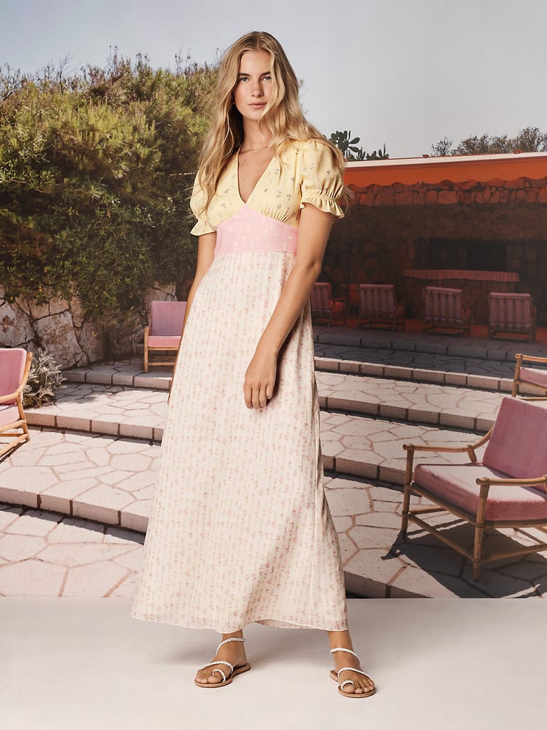 TVF Sundae Crepe De Chine Maxi Dress