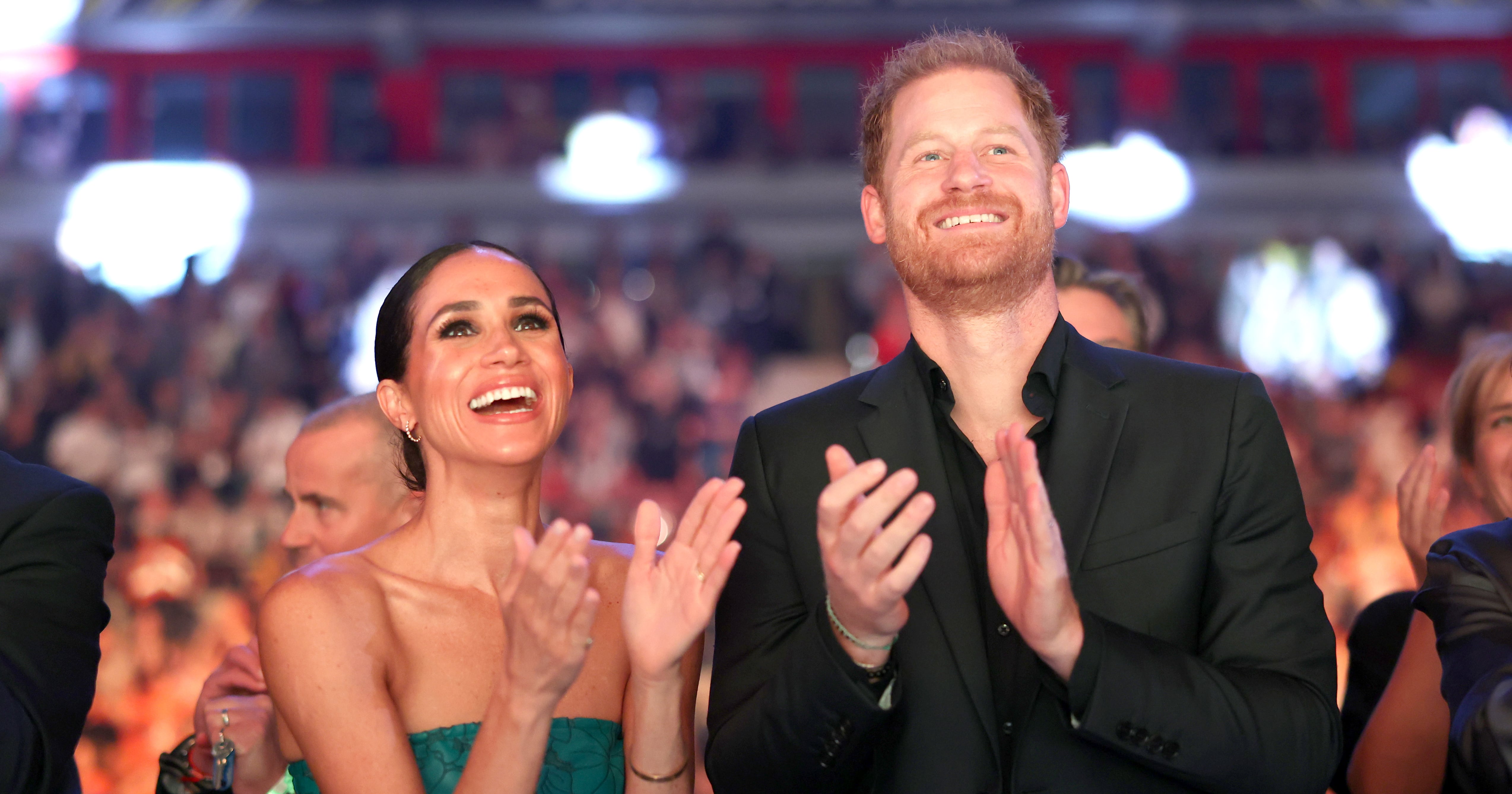 Meghan Markle’s Teal Floral Cutout Dress at Invictus Games