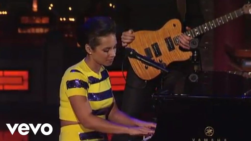 Alicia Keys Sings "If I Ain't Got You" on Live on Letterman in 2011