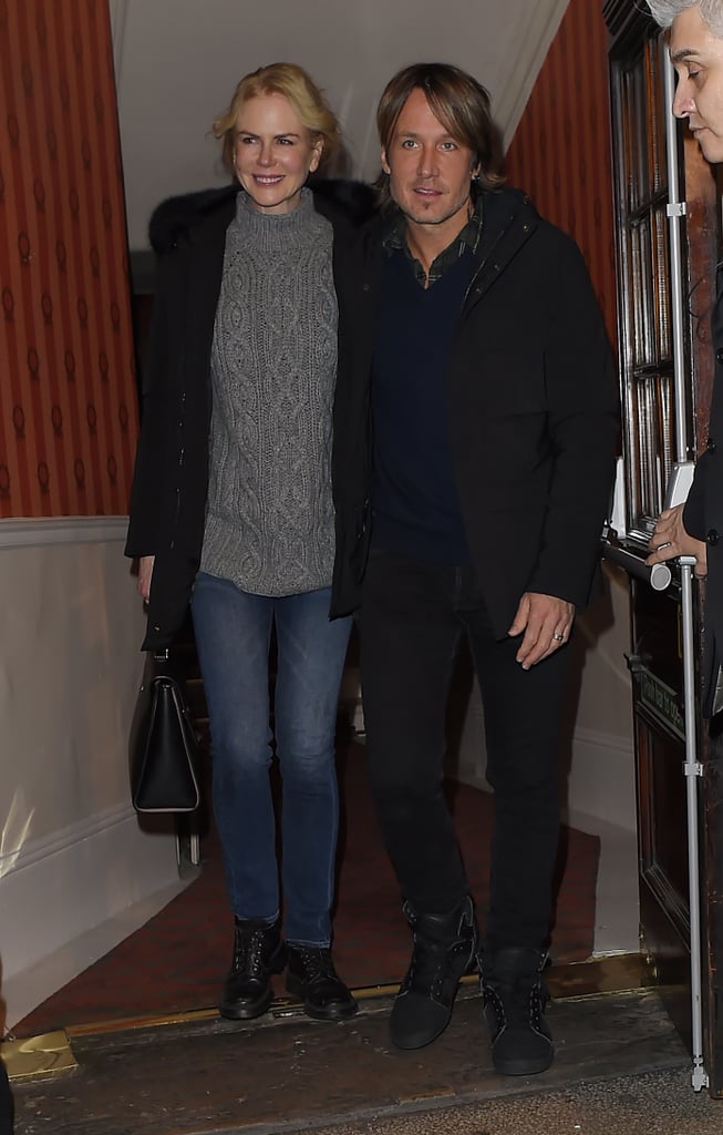 Nicole Kidman and Keith Urban Leaving Theater in London
