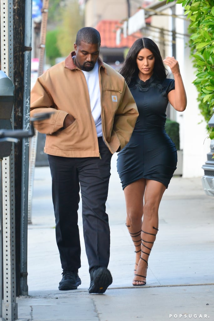 Kim Kardashian and Kanye West Out in Santa Monica May 2019