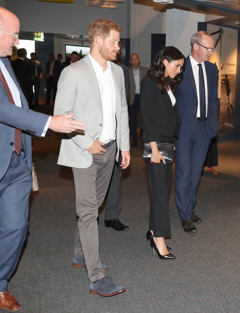 Meghan Markle's Black Pantsuit Ireland 2018