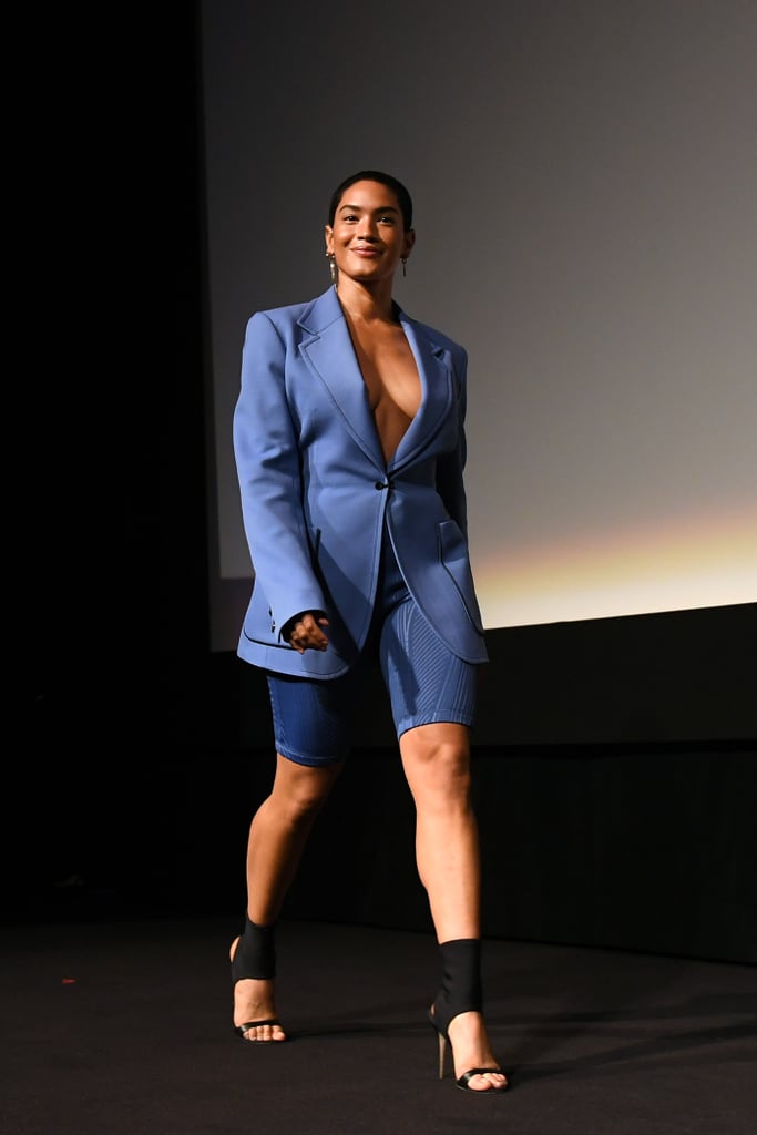 Mette Towley at the Hustlers Premiere in Toronto