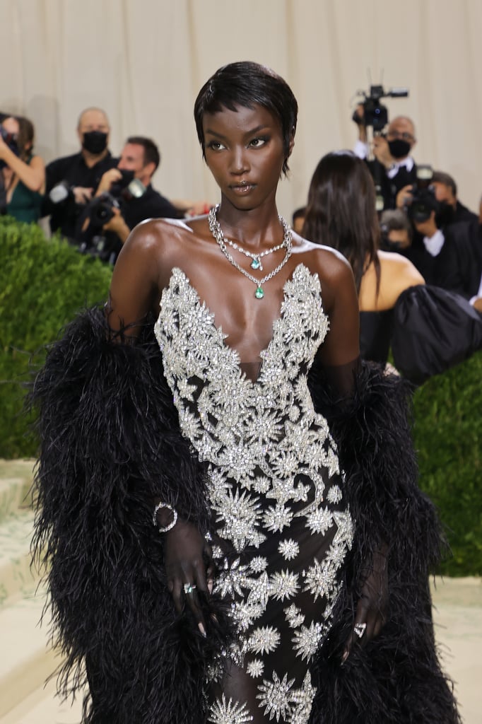 Anok Yai's Oscar de La Renta Dress at the Met Gala 2021