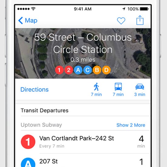 Apple Maps Tells You the Nearest Train Exit