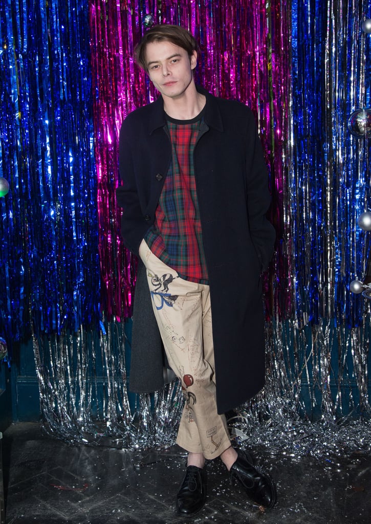 Natalia Dyer and Charlie Heaton at Burberry Party
