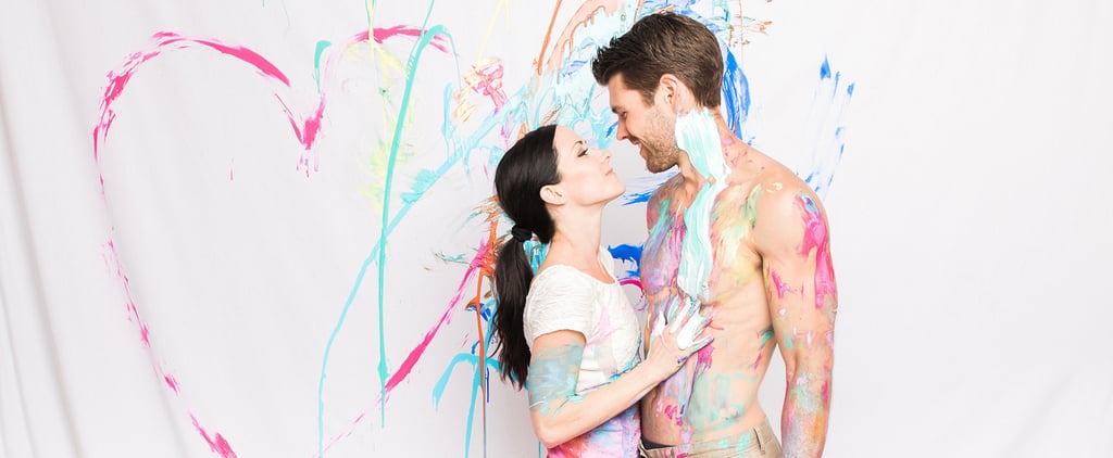 Painting Engagement Photos