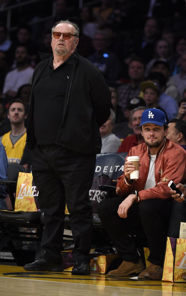 Jack Nicholson and Son Ray at Lakers Game March 2017  POPSUGAR Celebrity Photo 3