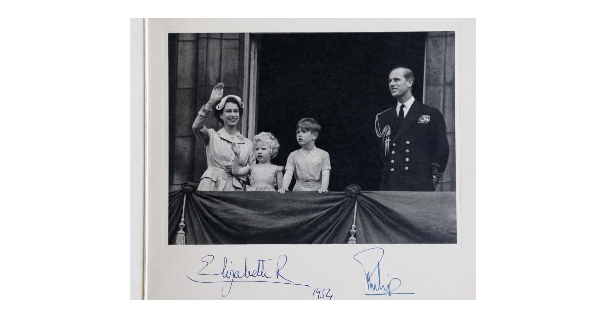 From the Queen,1954 | Royal Family Christmas Cards | POPSUGAR Celebrity ...