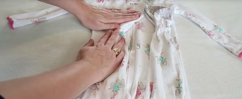 Marie Kondo Folding Onesies and Baby Clothes