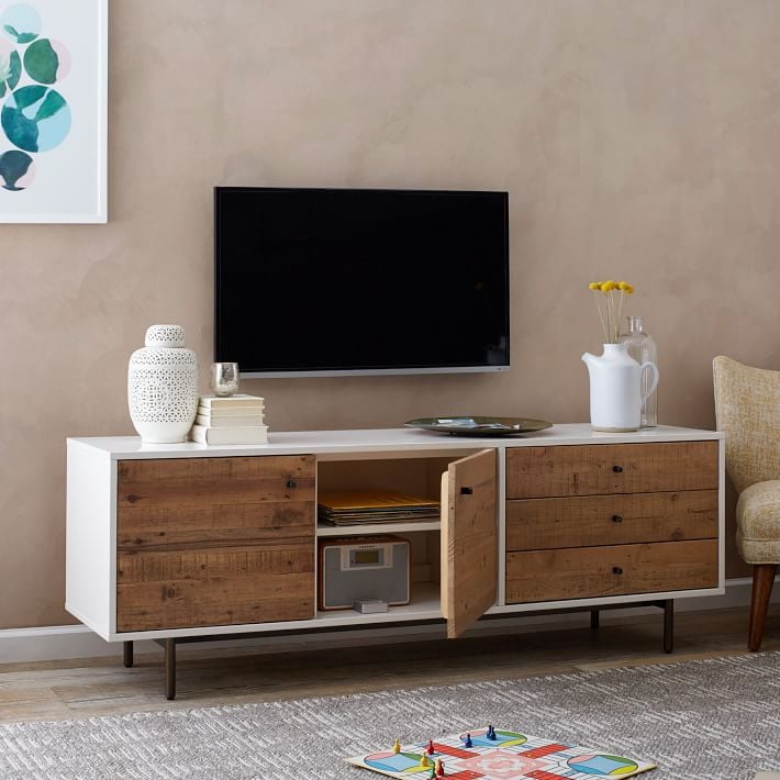 West Elm Reclaimed Wood & Lacquer Media Console