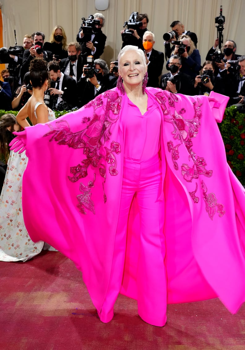 Glenn Close in Valentino at the 2022 Met Gala