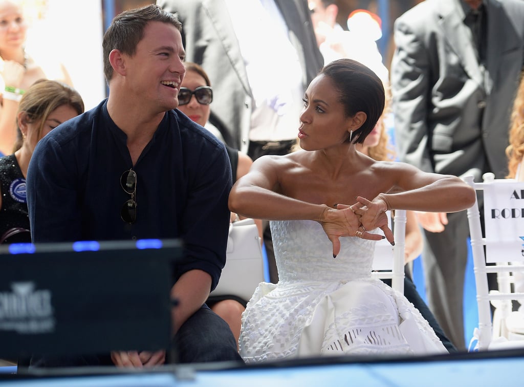Channing Tatum and Jada Pinkett Smith Miami Hall of Fame