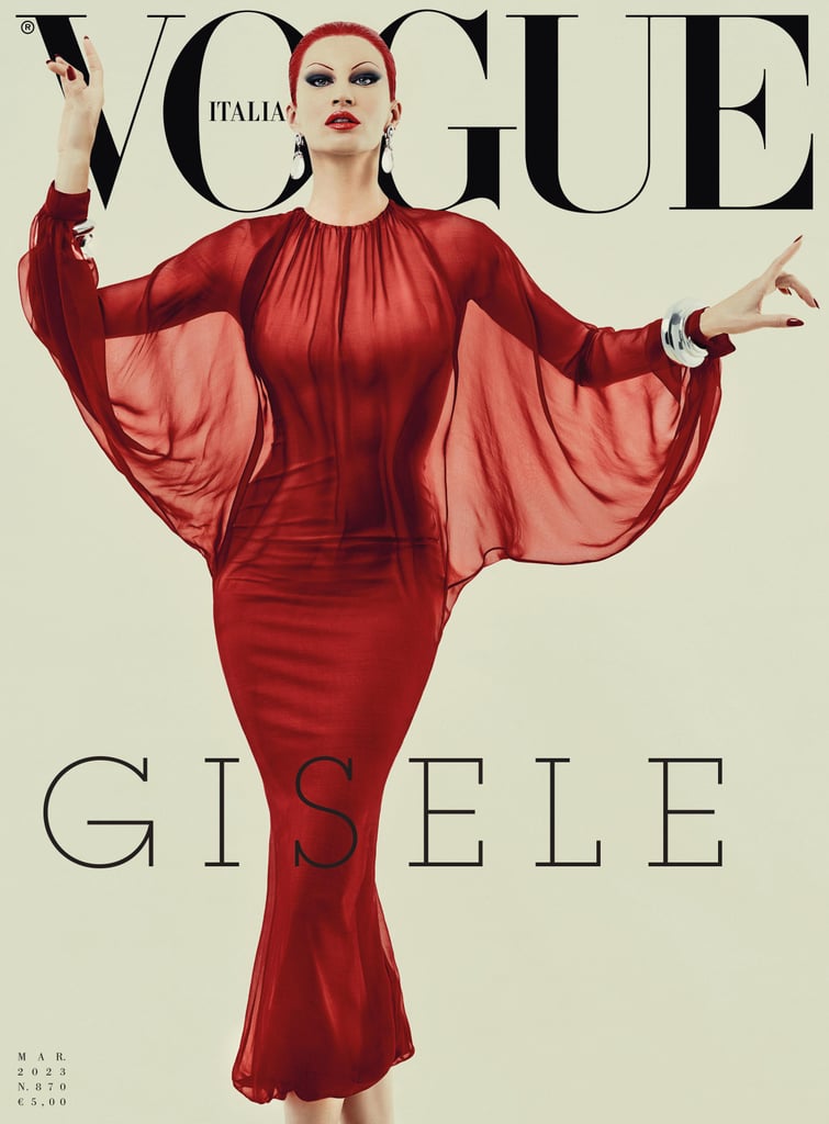 Gisele Bündchen Debuts Red Hair For Vogue Italia