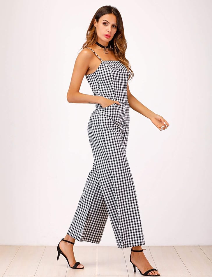 Sedrinuo Gingham Jumpsuit Best Jumpsuits on Amazon POPSUGAR Fashion Photo 4