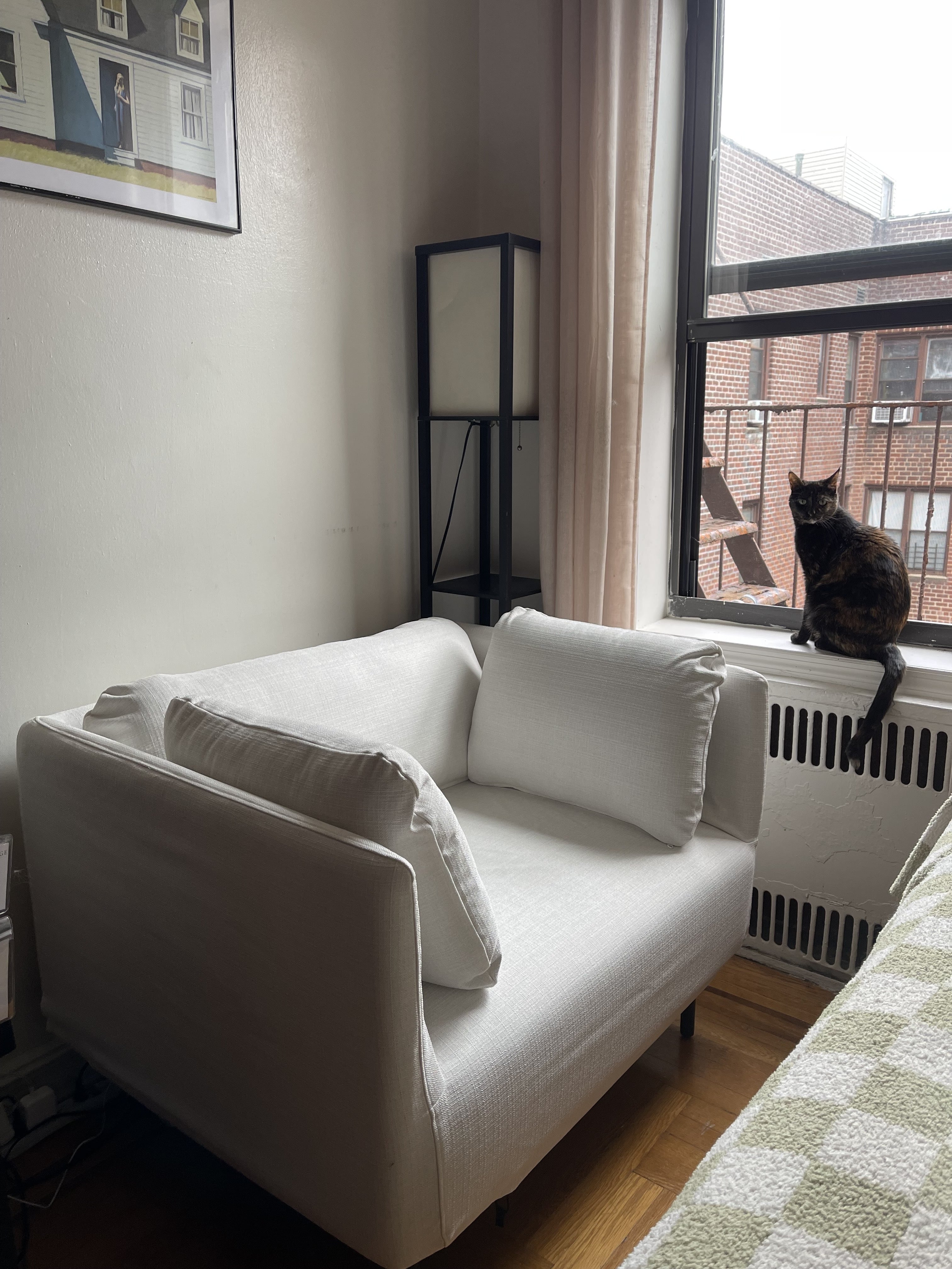 Chair and a half gray discount