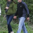 George and Amal Clooney Hold Hands During a Stroll Through the English Countryside