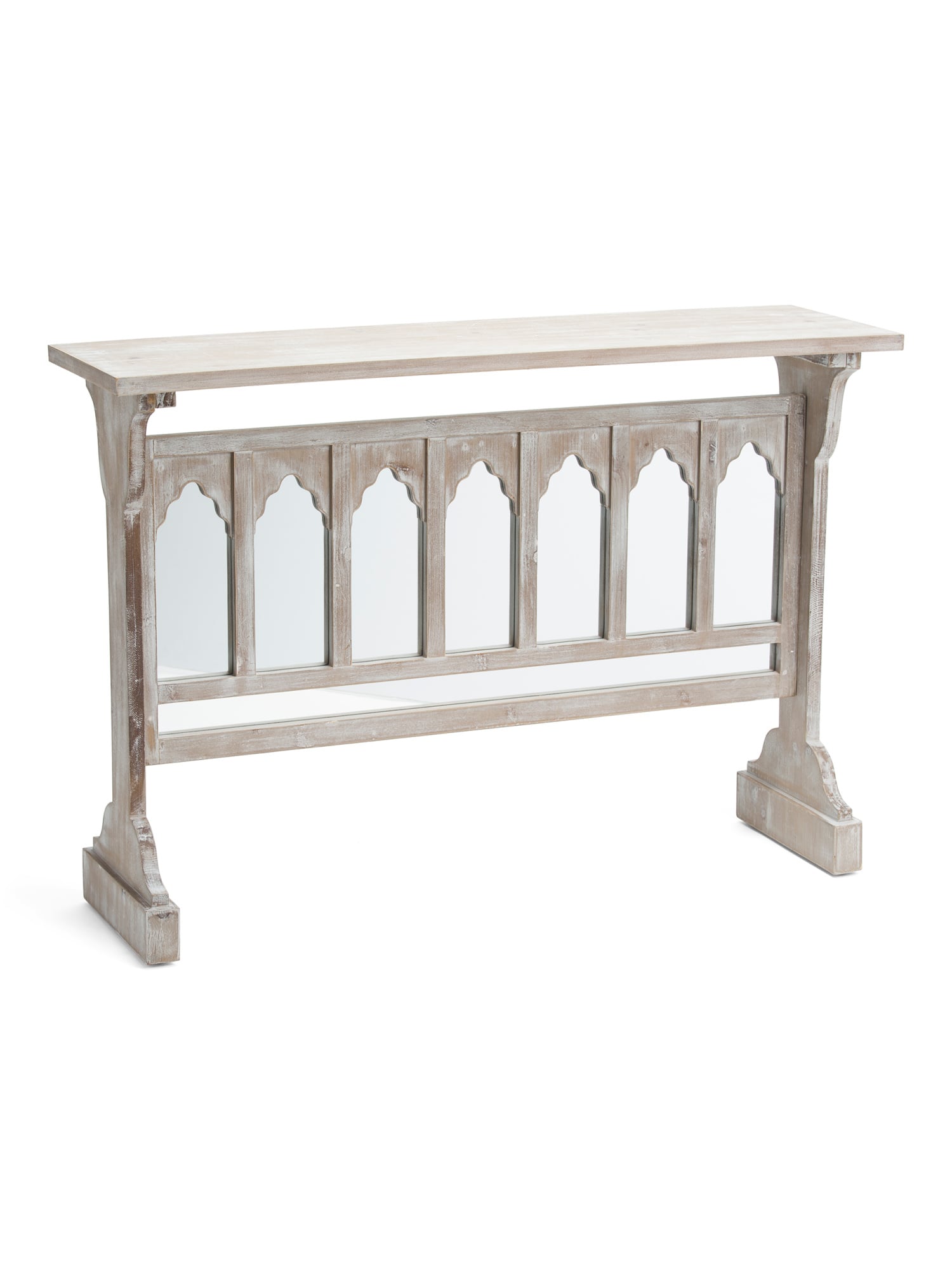 Wood And Mirror Console Table Small Spaces Are No Match For