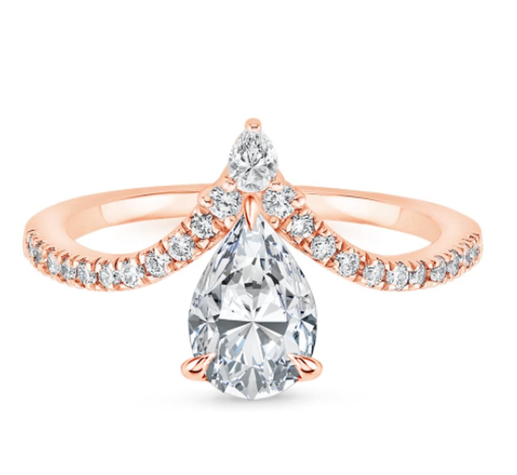 Unique Rose Gold Engagement Rings | 2019 | POPSUGAR Fashion