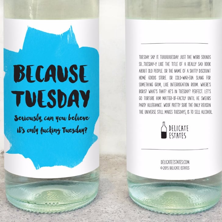 Brutally honest wine labels