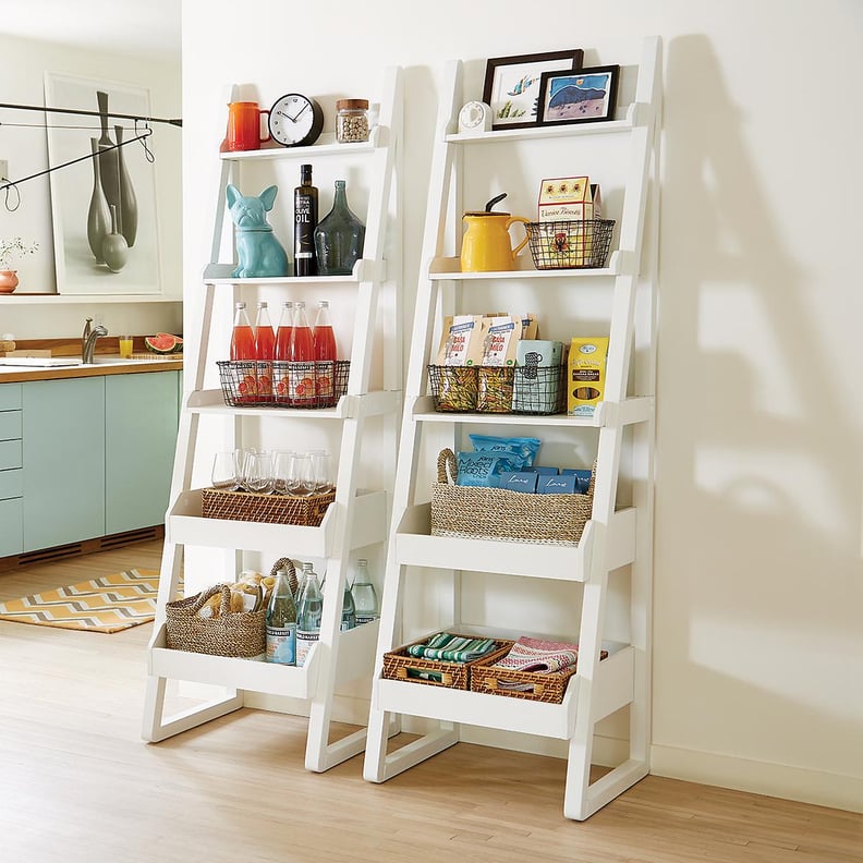 White Encore Narrow Bookshelf