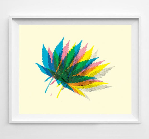 pot leaf poster