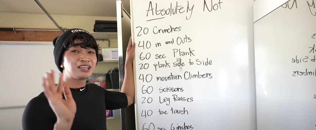 I Tried Bretman Rock's Viral 8-Minute Ab Workout, and My Core Has Not Stopped Shaking