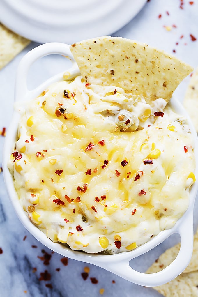 SlowCooker Cheesy Corn Dip Summer SlowCooker Party Recipes