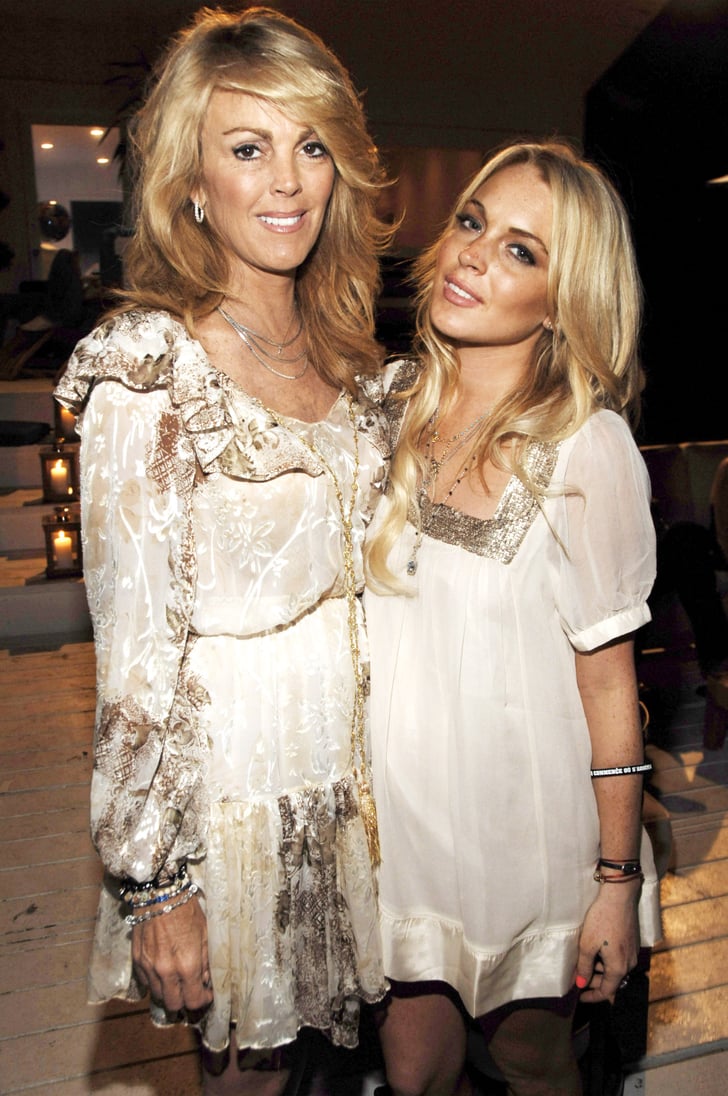 Lindsay Lohan Celebrities With Their Moms Pictures Popsugar