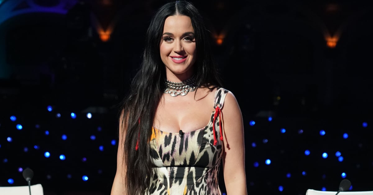 Katy Perry's Red Leather Pants on American Idol 2022