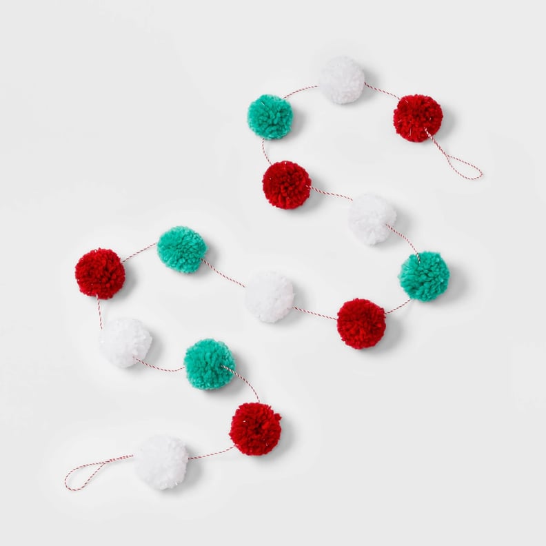 Pom Pom Christmas Garland