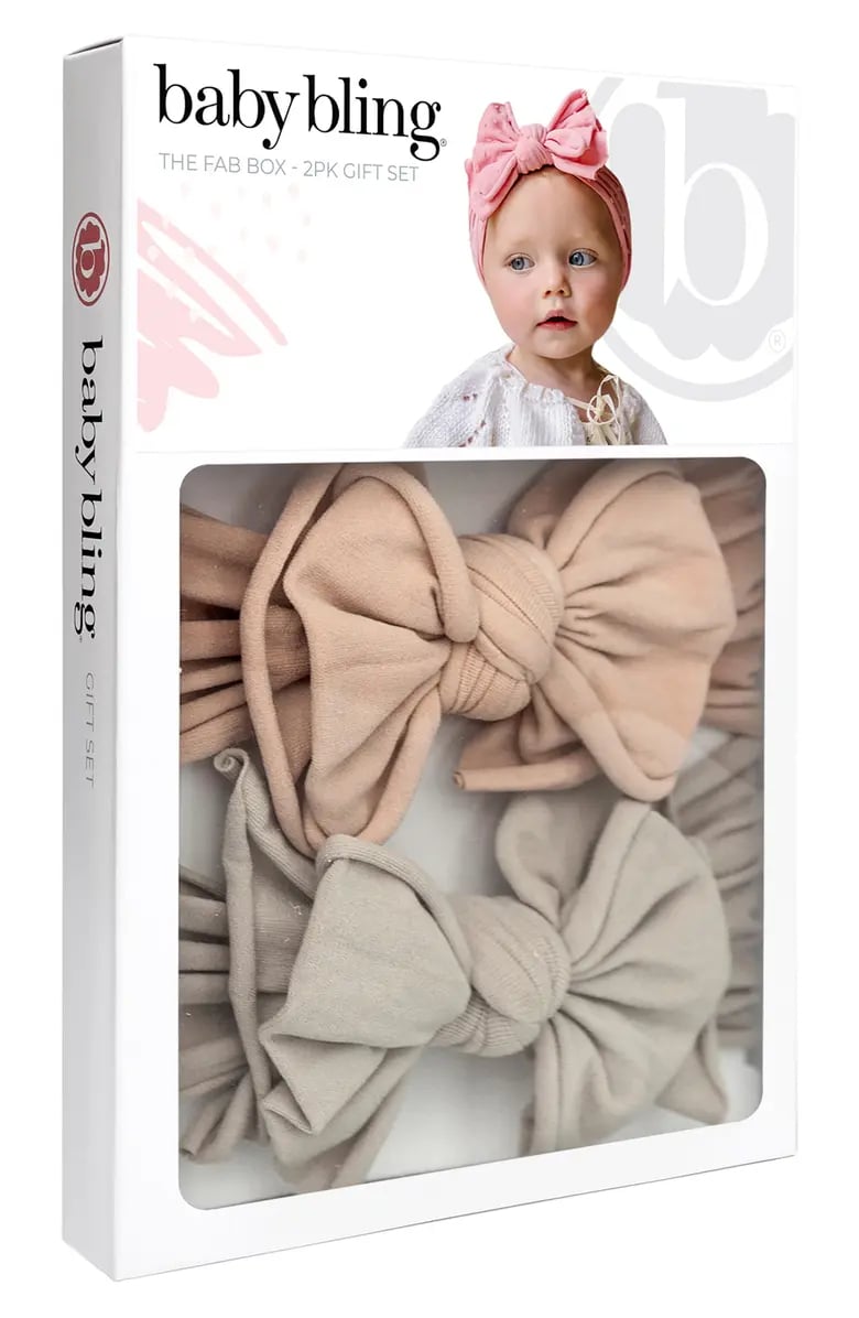 Baby Bling 2-Pack Bow Headbands