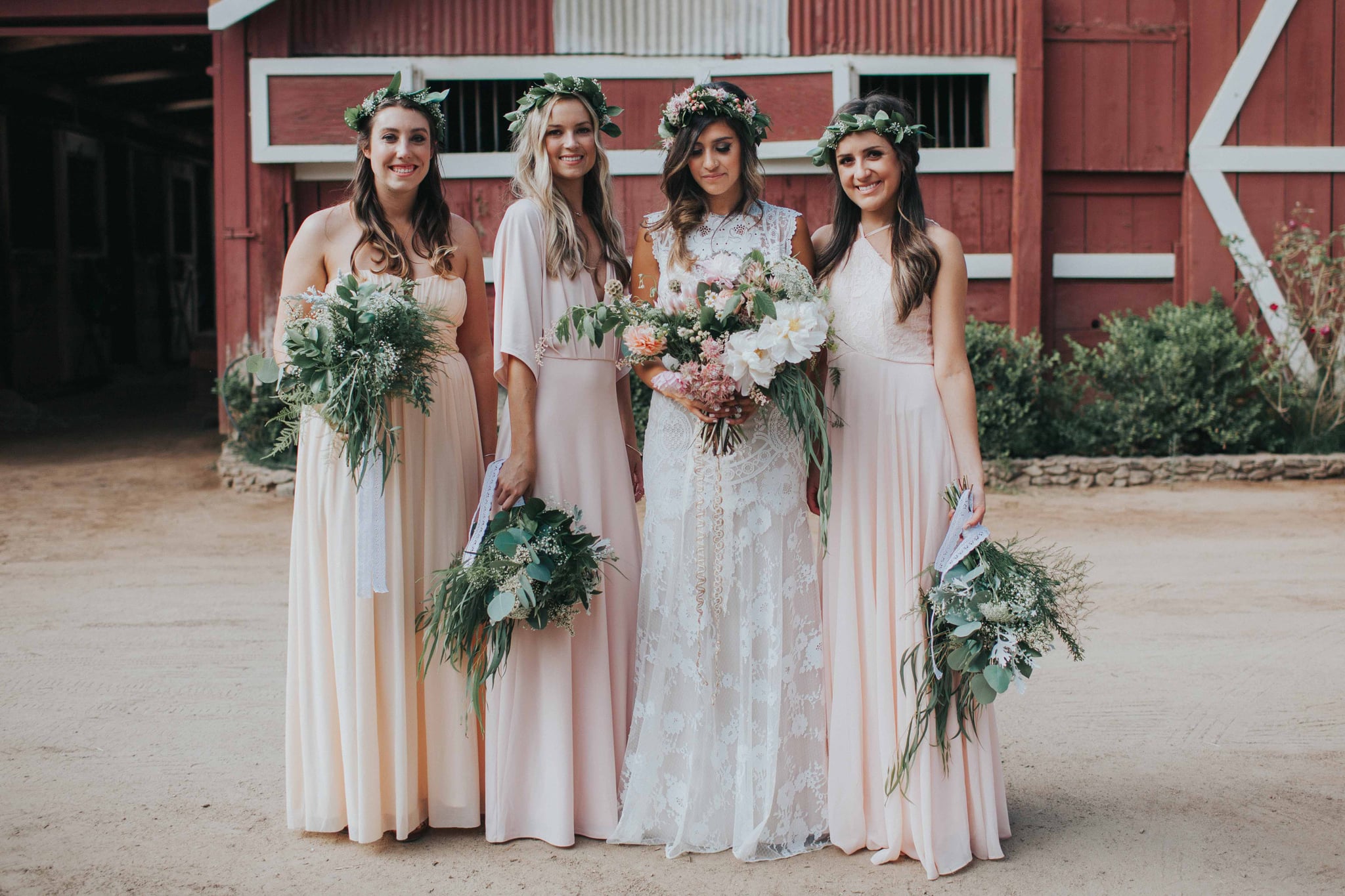 three bridesmaids