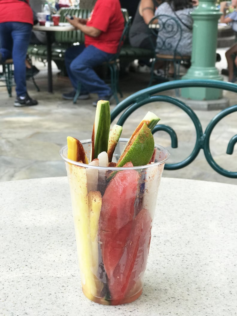 Grab a fresh fruit cup at Disney California Adventure.