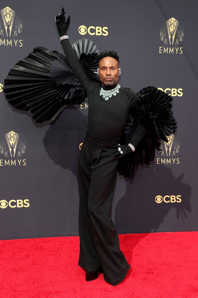 See Billy Porter's Black Swan Emmys Red Carpet Look 2021