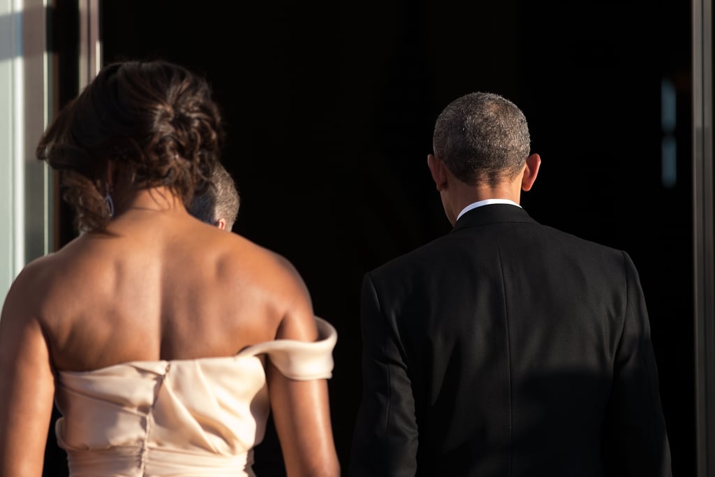 Michelle Obama's Naeem Khan Gown at the Nordic State Dinner