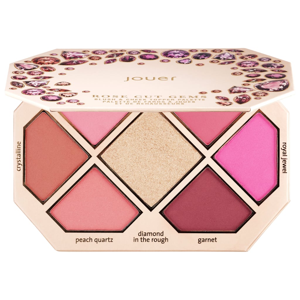 Jouer Cosmetics Rose Cut Gems Blush and Cheek Topper Palette