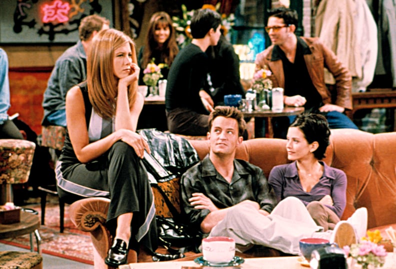 FRIENDS, Jennifer Aniston, Matthew Perry, Courteney Cox, 1994-present, episode The One with Joey's New Girlfriend aired 10/30/1997, ep405