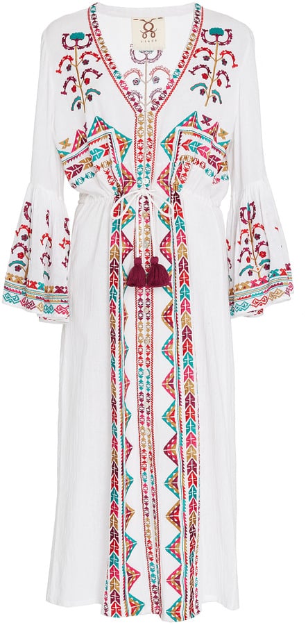 Figue Minette Embroidered Midi Dress