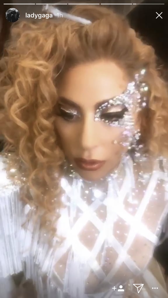 Lady Gaga's Fringed Outfit at American Music Awards 2017