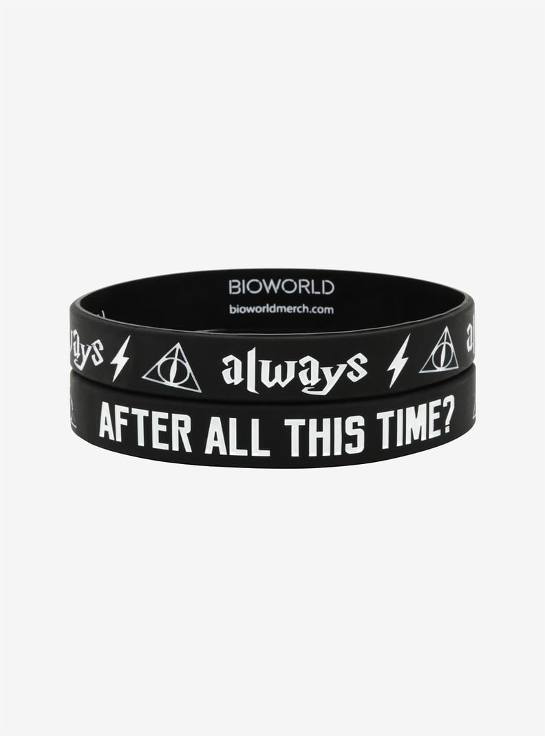 Harry Potter Always Rubber Bracelet Set