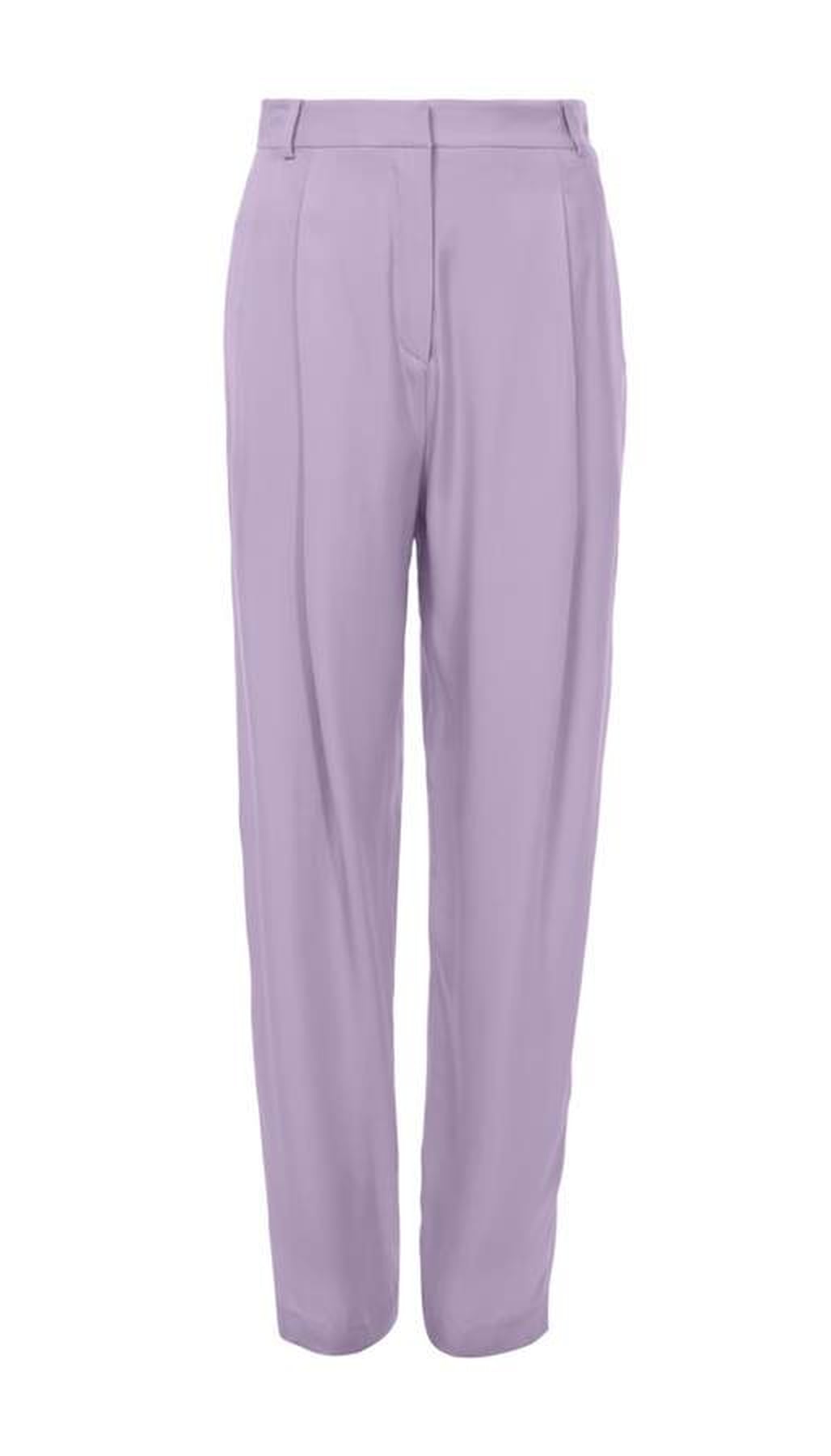 Victoria Beckham Wearing a Purple Suit | POPSUGAR Fashion