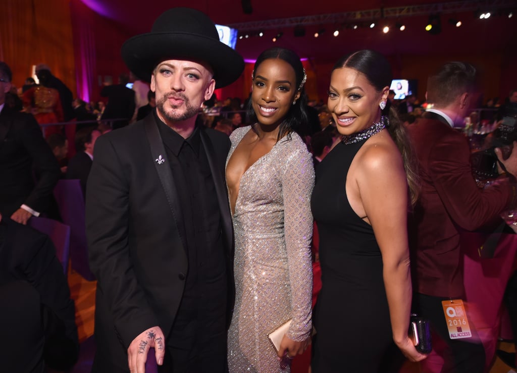 Pictured: Kelly Rowland, Boy George, and La La Anthony