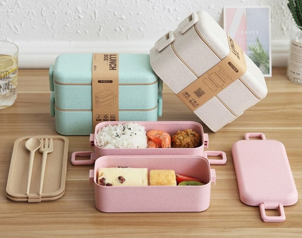 For Lunch: Personalized Eco-Friendly Bento Box Set