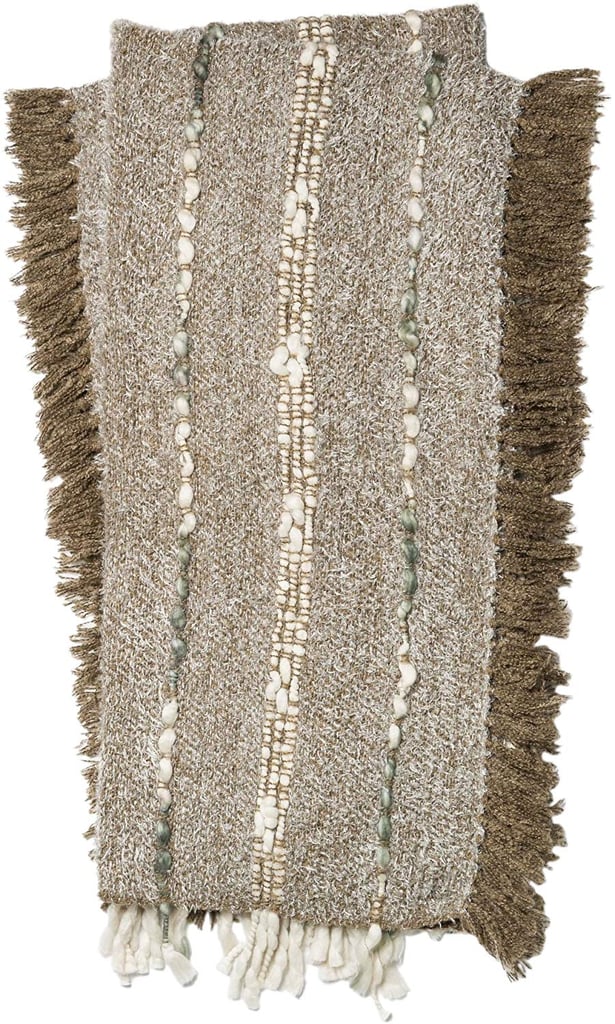Loloi Loloi-AIDAT0010SI00TH01 Aida Collection-Silver Decorative Throw