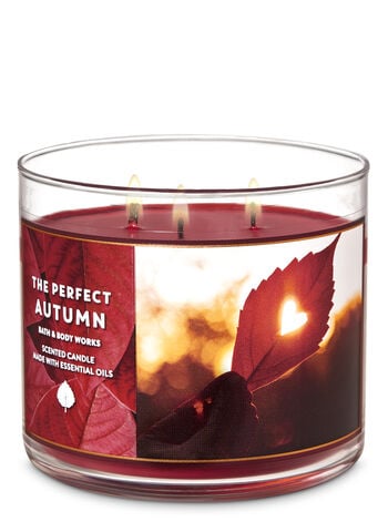 Bath & Body Works The Perfect Autumn 3-Wick Candle