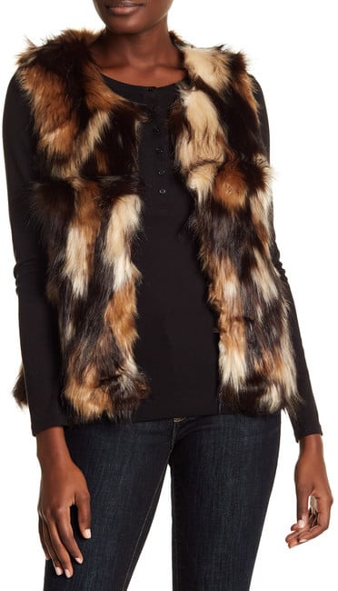 Vintage Havana Reversible Faux Fur Vest